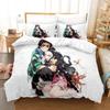 3D Printed Anime Bed Sheet Demon Slayer Bedding Set Single Twin Full Queen King Size Bed Set Adult Kid Bedroom Duvet cover Sets