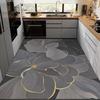 Kitchen diatomaceous earth mat non-slip oil-resistant water-absorbing wipeable, wash-free stain-resistant waterproof wall-to-wall carpet