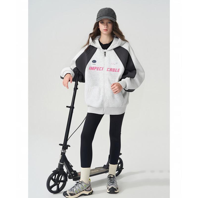 Montagut Kids 2026 Spring Color-block Hooded Sweatshirt 170