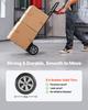 VEVOR Hand Truck, 600 Lbs Load Capacity, Heavy-Duty Hand Truck Dolly with Wheels & Telescoping Handle