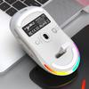 Cool Print Wireless Gaming Mouse 3-mode Wireless Bluetooth Mouse Laptop Wireless Mouse  Laptop