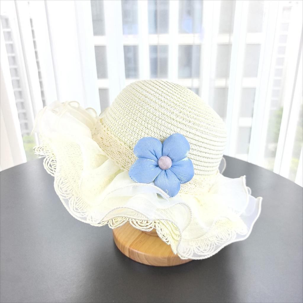 French-Style Wide-Brimmed Sunhat Bucket Hat Girl With Summer Bow For Seaside Outings Summer Bow Beach Hats