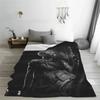 Machine Gun Kelly Mgk Rapper Blanket Flannel Spring Autumn Multi-function Thin Throw Blankets for Bedding Car Bedding Throws
