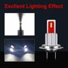 2Pcs H7 Led Bulb Fog Lights CSP Chips 3000K 6000K 8000K 12V White Blue Amber Day Running Car Lamp Auto Light 24V