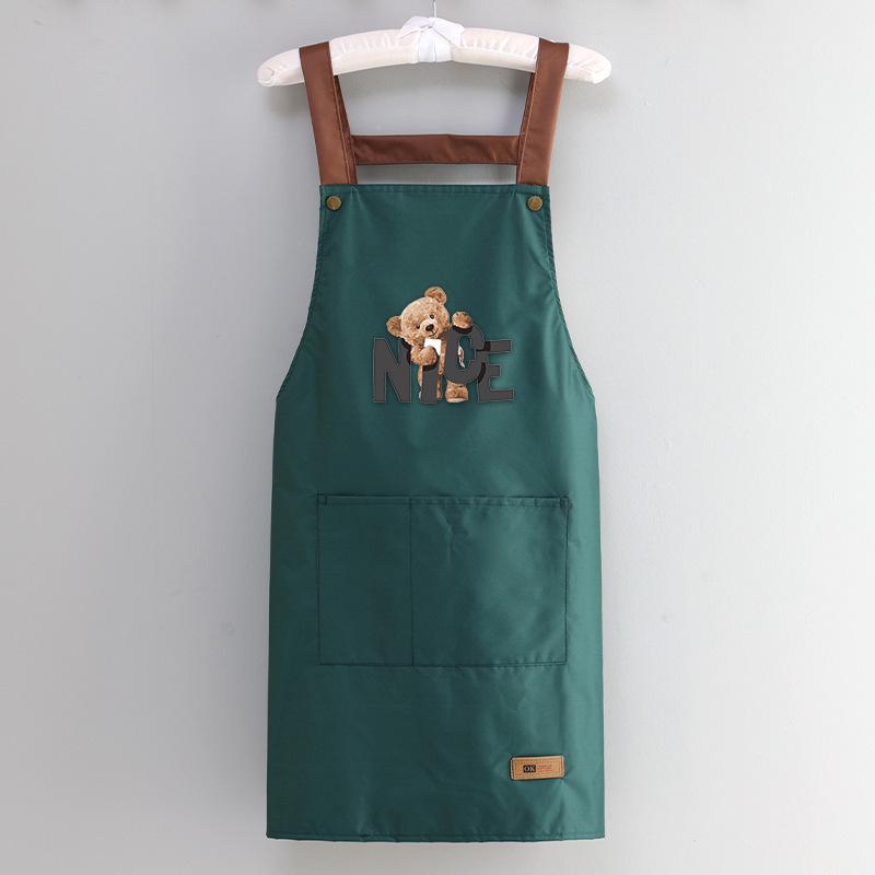 Waterproof & Oilproof Kitchen Apron for Coffee Shops, Cooking, Gardening, and Household Use