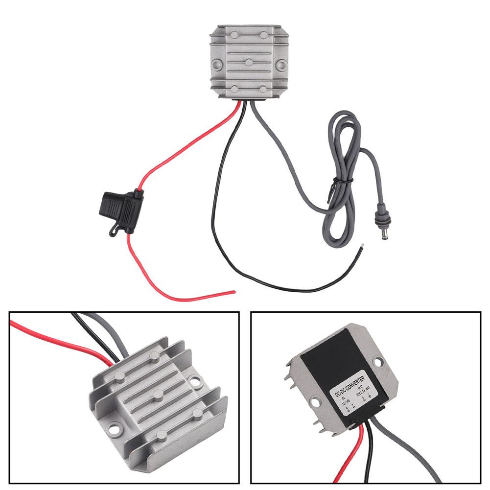 

12V 24V to 30V 3.5A IP68 Rated Boost Converter for Starlink For Mini with Short Circuit Protection and Aluminum Alloy Housing 3Meter