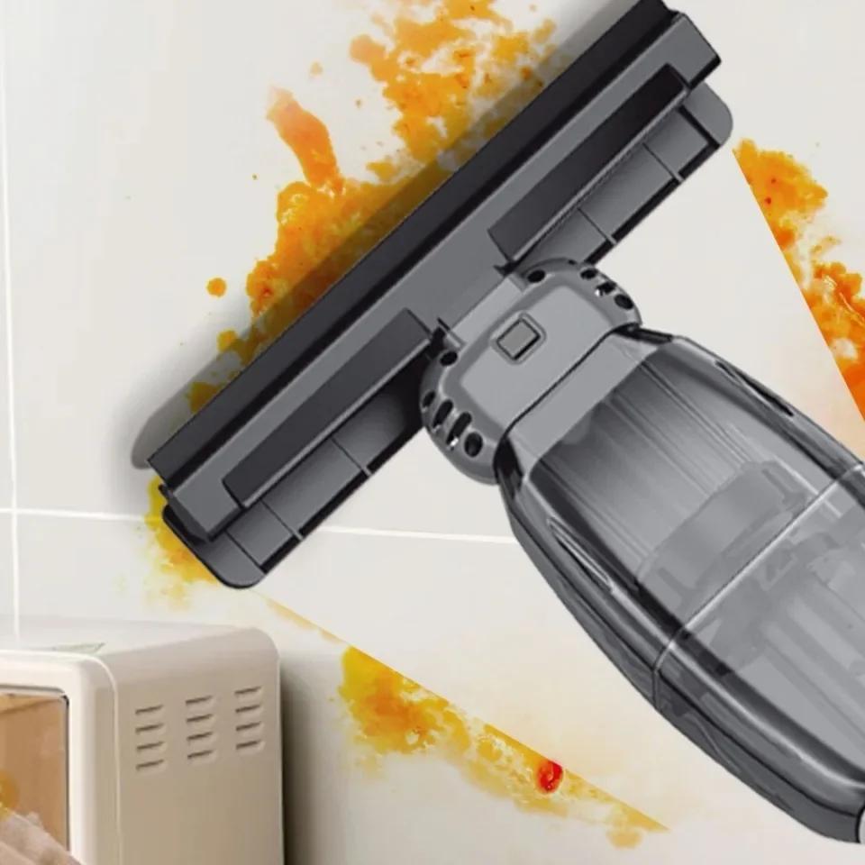 2 In 1 Electric Window Vacuum Cleaner Powerful Suction Portable Glass &Floor Cleaner Extendable for Home Car Mirror Tiles Marble