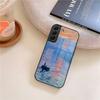 Custodia per Telefono Arte Impressionista Claude Monet Vetro Per Samsung Galaxy S26 S25 S21 S22 S24 S23 S20 Ultra Fe Plus A16 A24 A55 A53 Coq