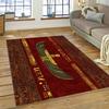 Ancient Egyptian Mythological Ideographic Sign Symbols Carpet Rug for Home Living Room Bedroom Sofa Doormat Decor,Non-slip Mat