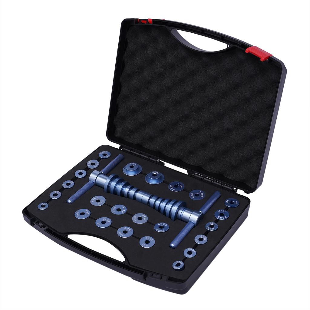 Bicycle Bearing Installation Tool Bottom Bracket Bicycle Hub and BB Axis Installer Tool Set Bearing Press Tool with Storage Box