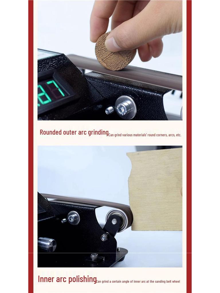 Mini Sanding Belt Knife Sharpener with 330*30mm Aluminum Oxide Belt