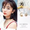 Star Moon Stud Earrings Female 2019 Hipster Asymmetrical Temperament Internet Celebrity Pure Earrings Earrings
