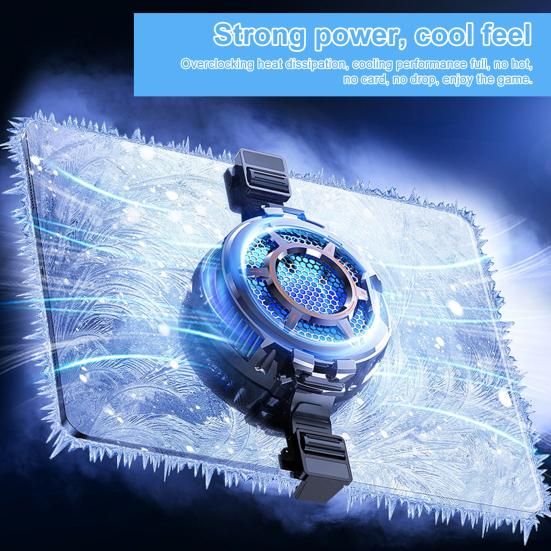 Tablet Kühler Geschwindigkeit Einstellbar Vergrößerte Kühlfläche Geräuscharm Kompakte Größe Halbleiter Telefon