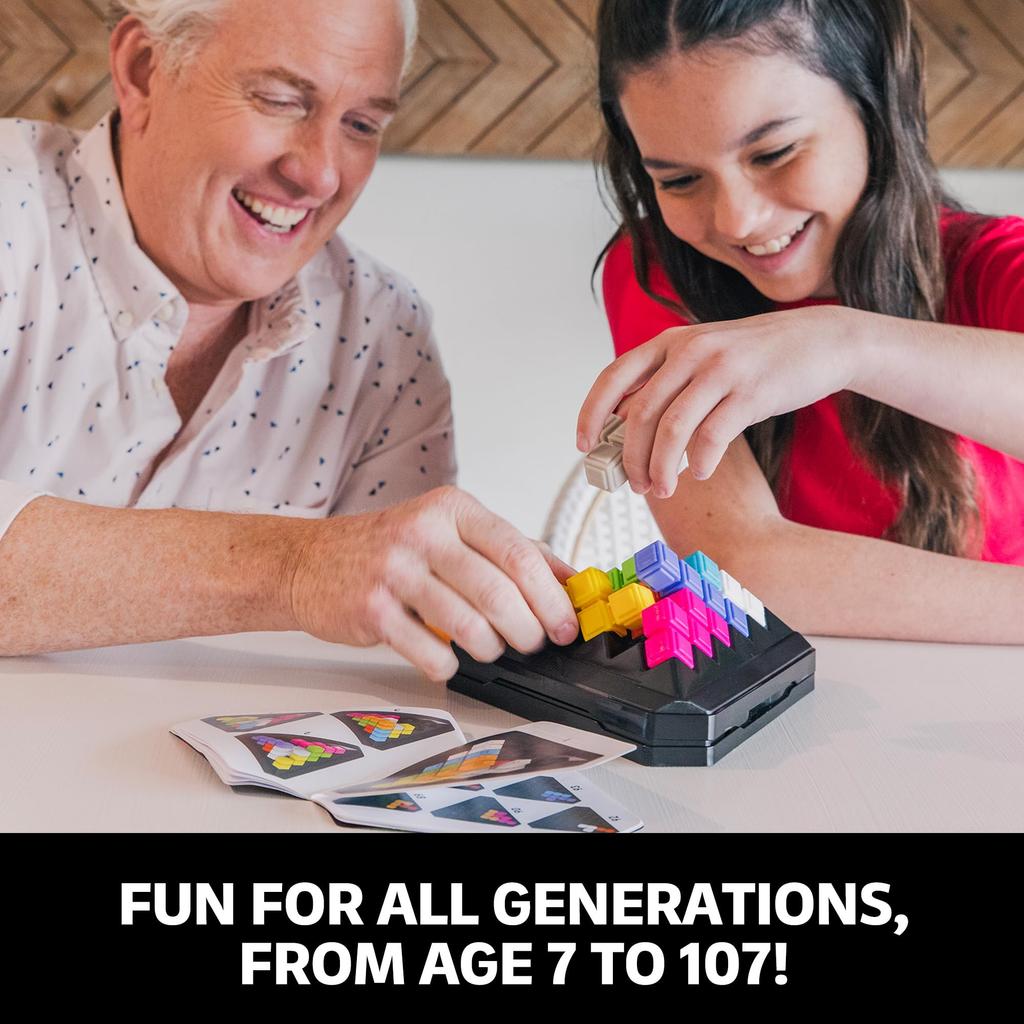 Educational Insights Kanoodle Pyramid 3D Brain Teaser Single Player Brain Handheld Travel Game for Challenging Logic Puzzle Gift for Teens and Ages -
