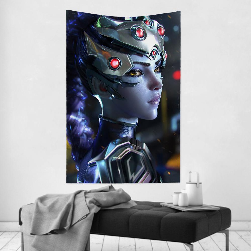 Game The Overwatch 2 Tapestry Room Decor Wall Cloth Party Hanging Background Room Decor Baby Room