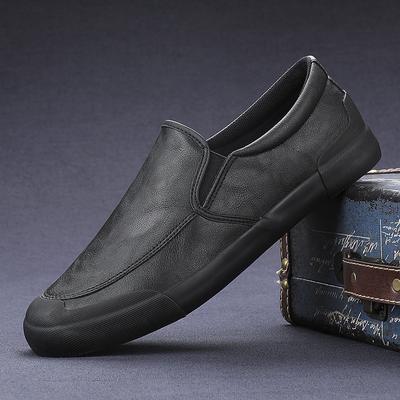 Flash Step Men's Shoes Cotton Shoes Men's Casual Leather Shoes Korean Version Trend Low-top Board Shoes Autumn and Winter Shoes 9101 9153