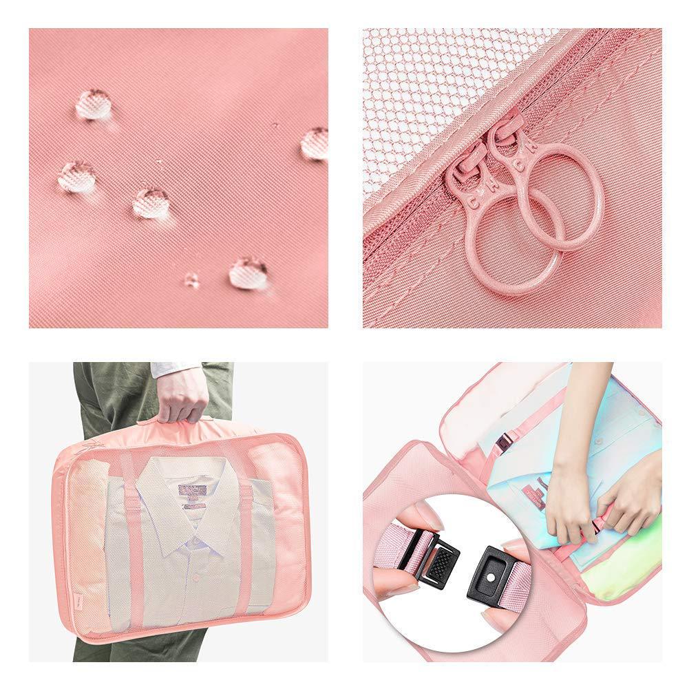 Travel Storage 7-Piece Set: Clothing Organizers for Suitcase