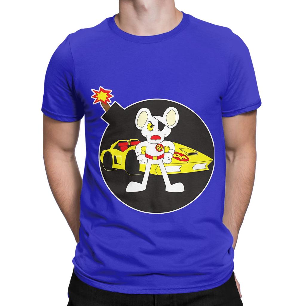 Danger Mouse Danger Mouse Novelty Graphic 100 Cotton TShirt Danger Mouse Tees Tops For Unisex