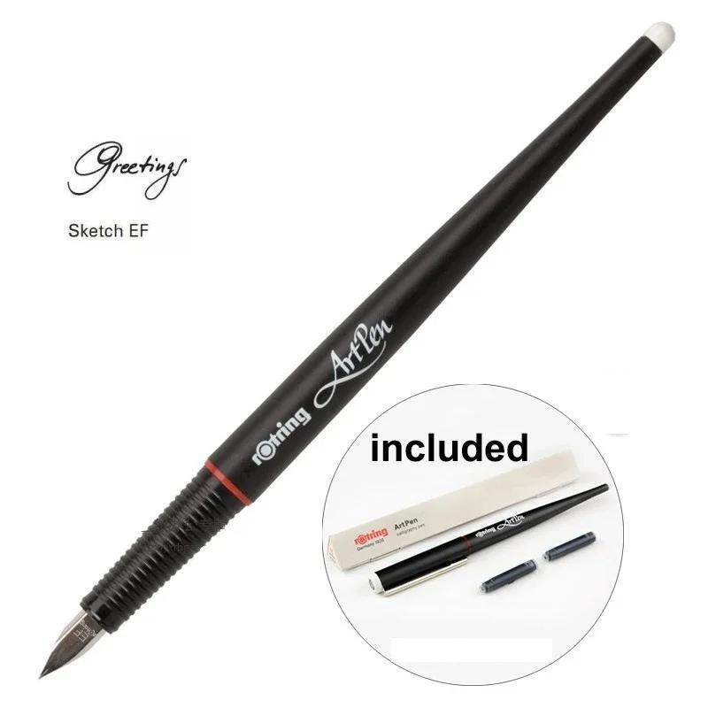 Der deutsche Rotring Original Füllfederhalter Art EF/F/M/1.5/1.9/2.3mm Übungs Schreibstift Zubehör Handschrift Geschäftliche Geschenke