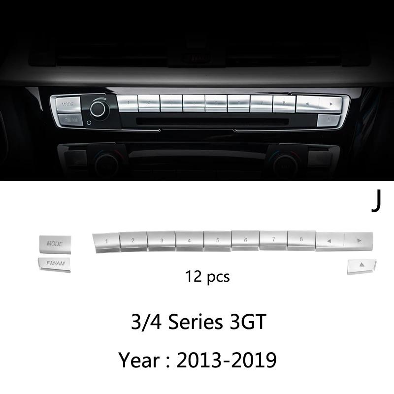 ABS Carbon Fiber Center Console Lid Armrest Box Trim Protective Cover For BMW 3 4Series3GT F30 F31 F34 F36 320i Car Accessories