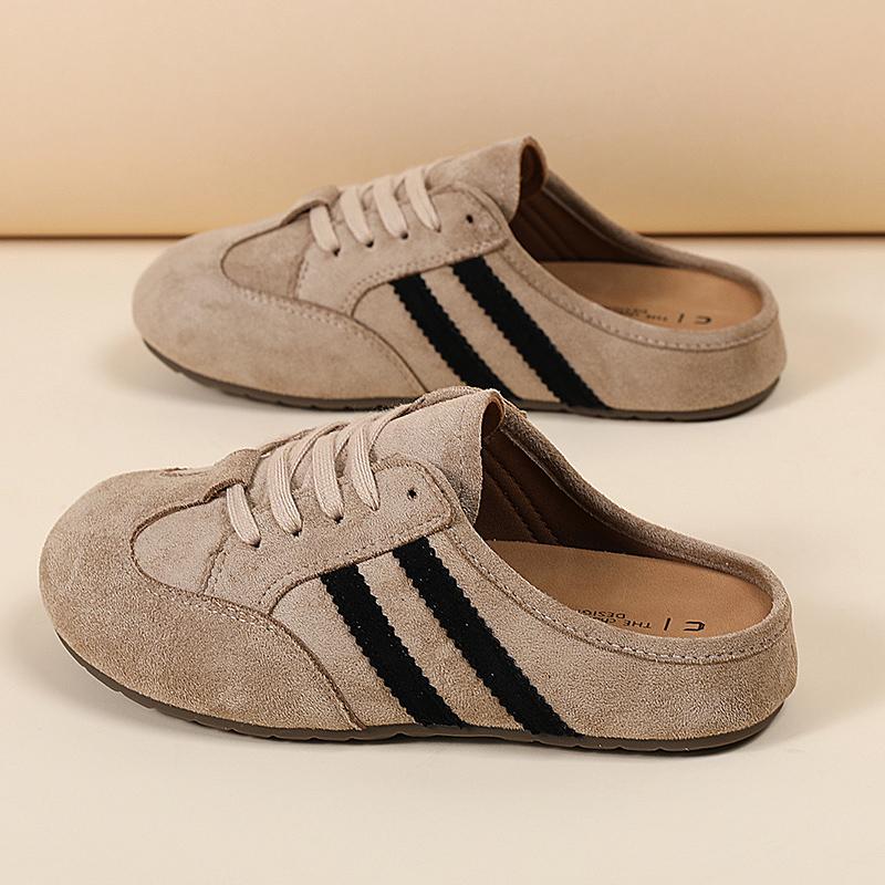 Summer New Fashion Trend Women's Casual Shoes College Style Wide Toe Soft Comfortable Flat Shoes Outdoor Casual Sports Shoes