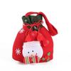 For Kids Santa Claus Stockings Xmas Drawstring Bags Candy Bags Christmas Gift Bag Wrapping Pouch