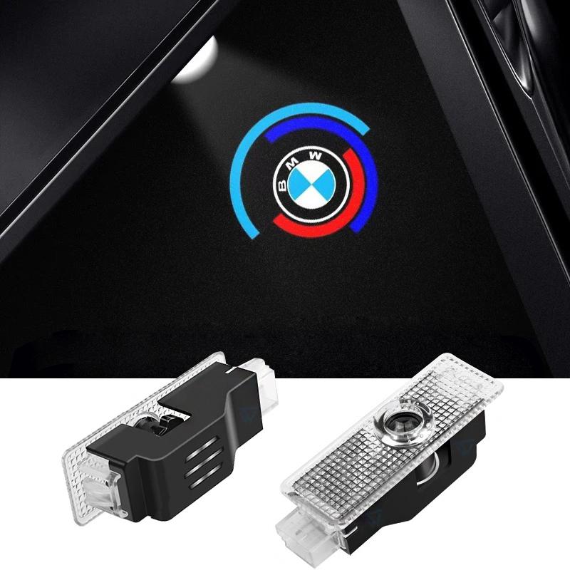 2PCS-AA-LED Car Door logo Projector Lamps Welcome Light For Mini BMW ME90 E60 F18E46 F30 F20 M2M5 M3 E87 M4 X3 X5 X1 Accessories
