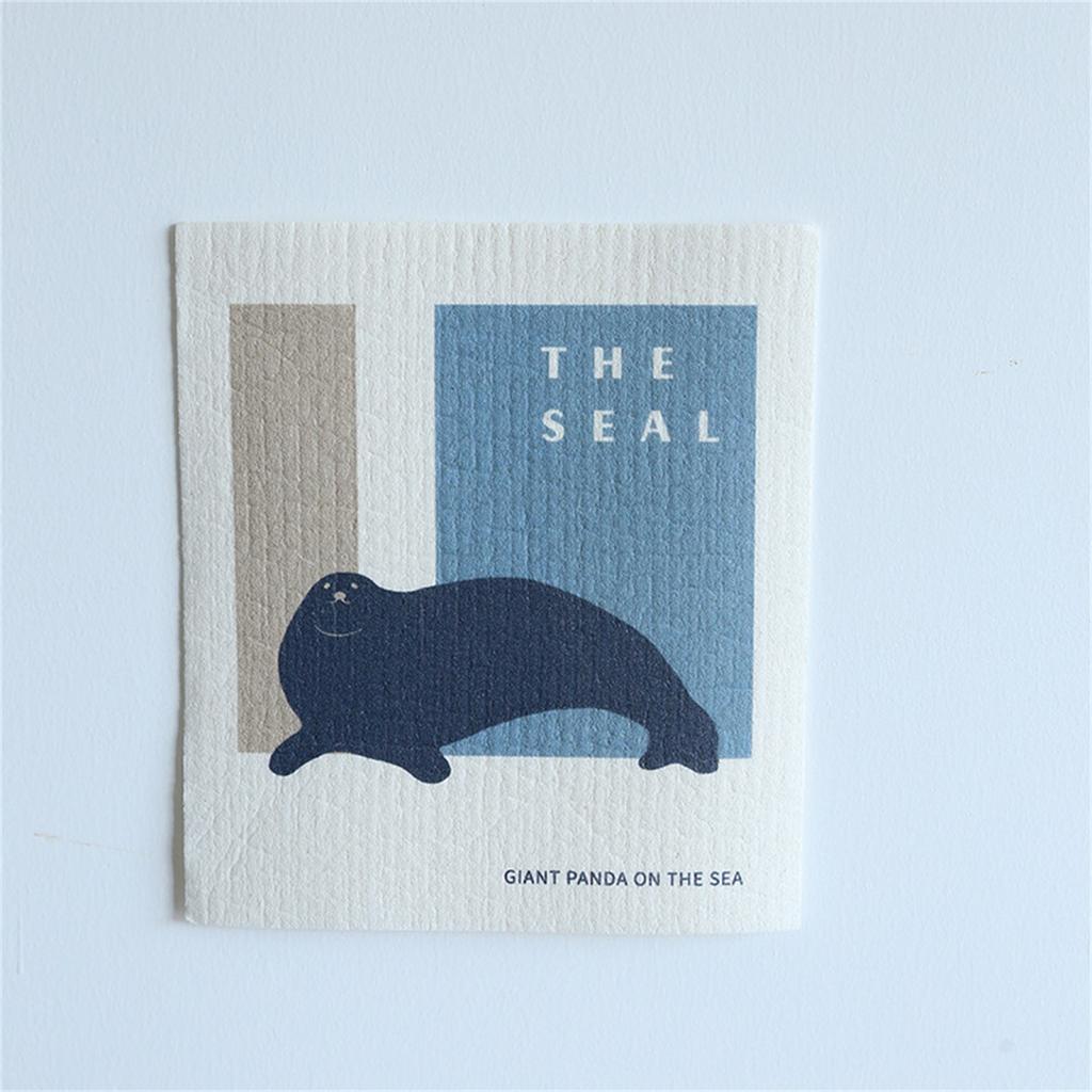 Reusable Paper Towels Dish Cloths For Washing Dishes Wood Pulp Cotton Dishcloth Dish Rags For Kitchen