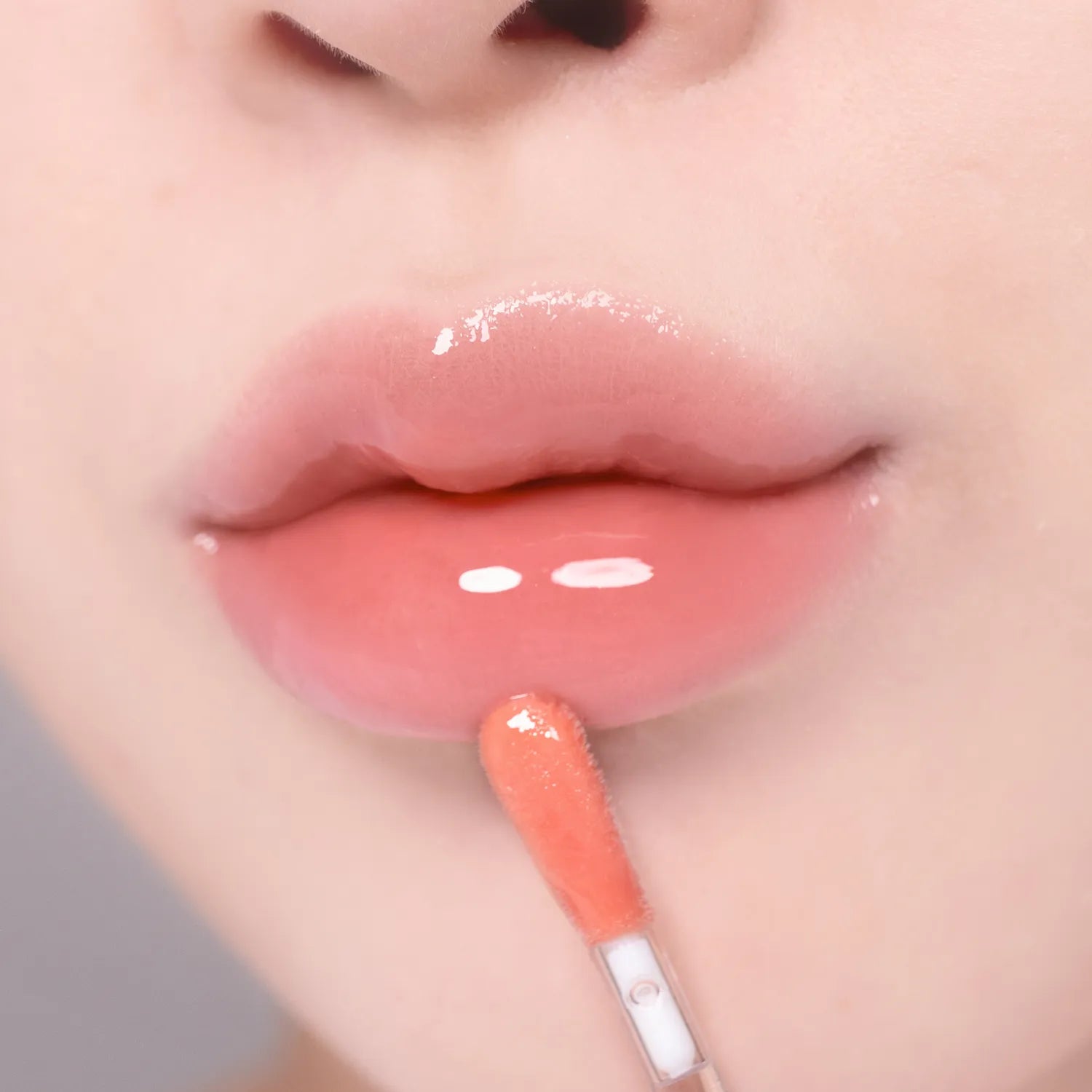 ETUDE Over Glowy Gloss 3g [SET] 03 Peach Sorbet (+Glowy Lip Balm 02 Peach)