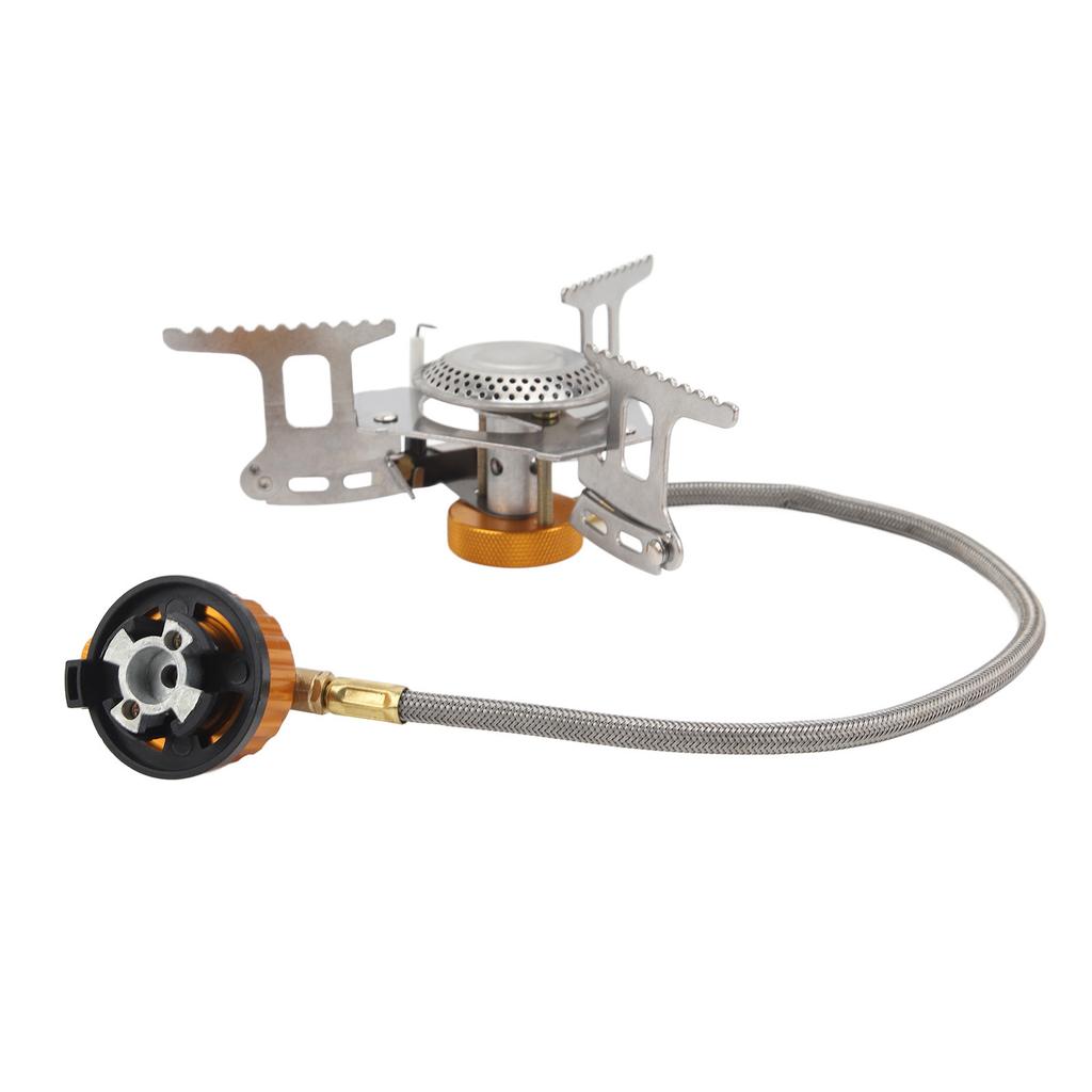 3700W Camping Gas Stove Foldable Stove Burner with Piezoelectric Ignition for Outdoor Backpacking Hi