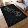 Going West Repeated Typography Pattern Area Rug, Black Repeat Type Style Design, Cozy Home Decor, Cozy Home Floor Decor, All Seasons Gift