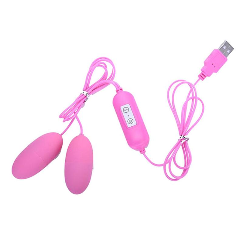 USB Powered Jump Egg Vibrator - Remote Control Clitoral G-Spot Sex Toy Bullet Vibrating Egg for Couples Play