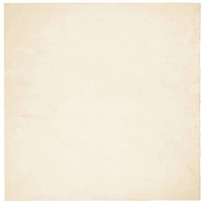 VidaXL HUARTE Soft and Washable Short-pile Rug Cream 120x120 Cm 375037