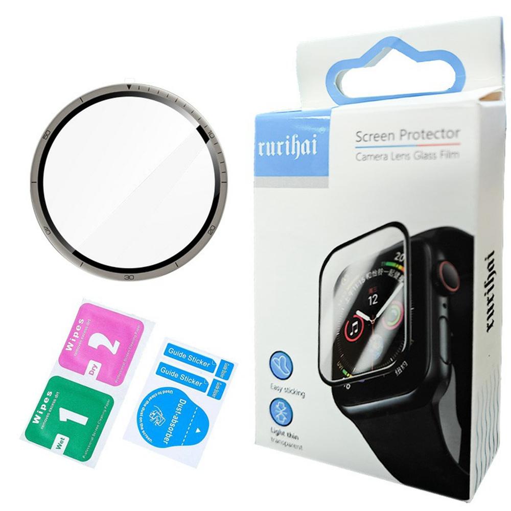 RURIHAI For Huami Amazfit Active 2 PMMA Screen Protector 3D Full Glue Watch Screen Film