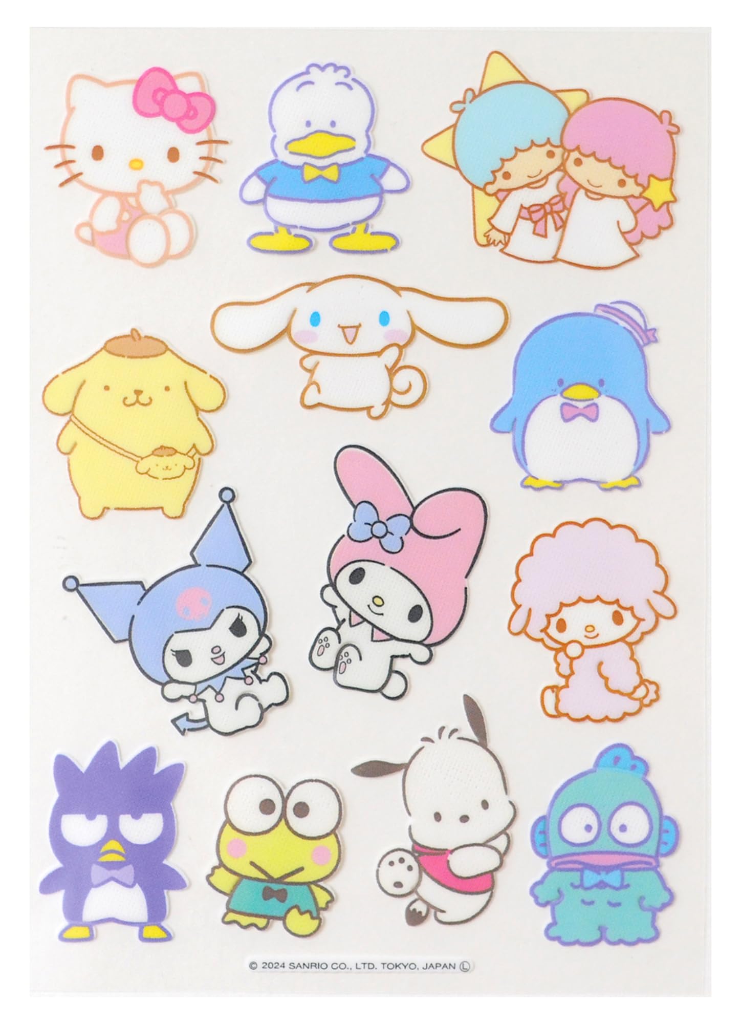 

Наклейка Hamanaka, надувная аппликация, персонажи Sanrio, термонаклейка H458-419-009
