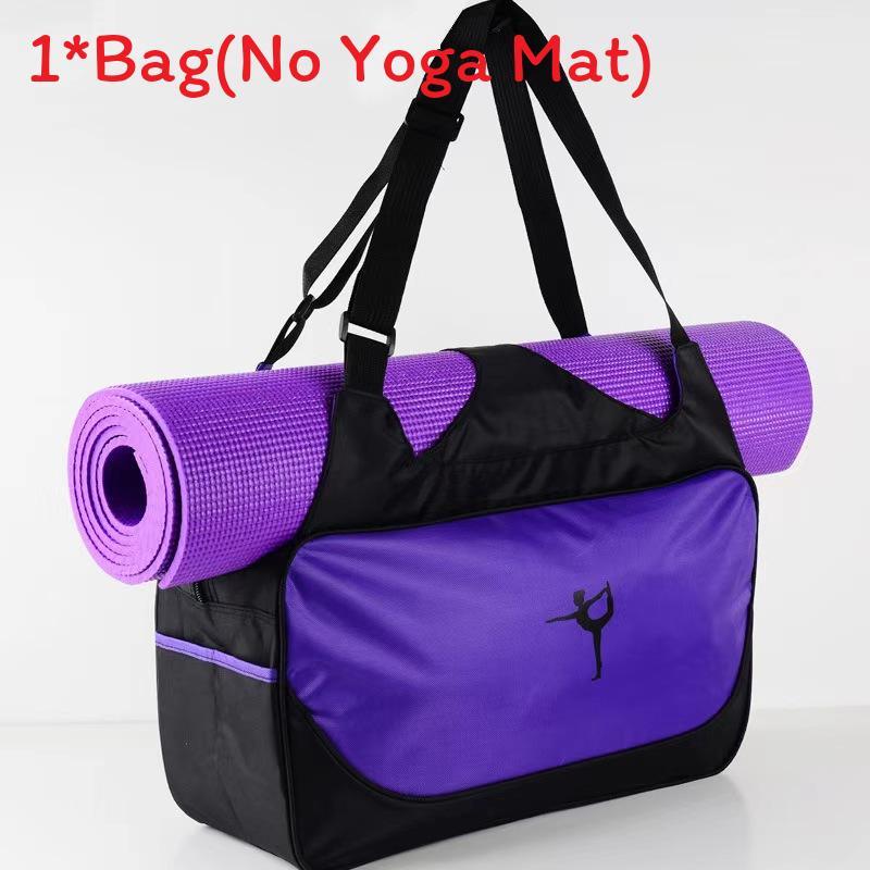 Yoga Bag With Large Capacity Waterresistant Oxford Material For Fitness And Outdoor Activities