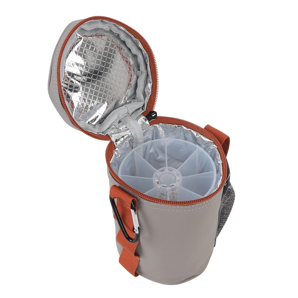 UV Squid Jig Fill Light Type C Female Power Port Fishing Bag with Glow Light for Hard Bait Soft Bait Grey