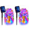 4Pack 400 LED Solar Light Outdoor Lamp String Lights For Holiday Christmas Party Waterproof Fairy Lights Garden Garland