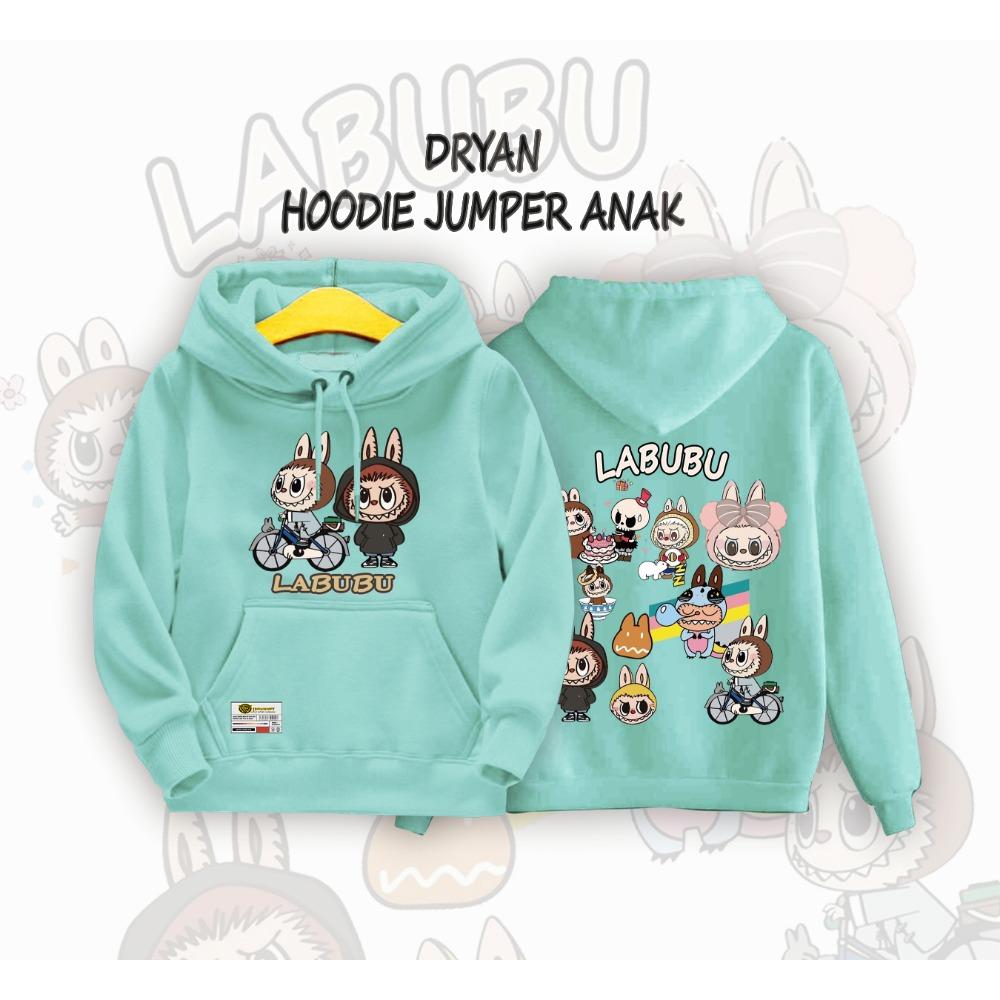 2025 New Children's Hoodie Labubu Fashion All-match LABUBU Printed Girl Hooded Clothing