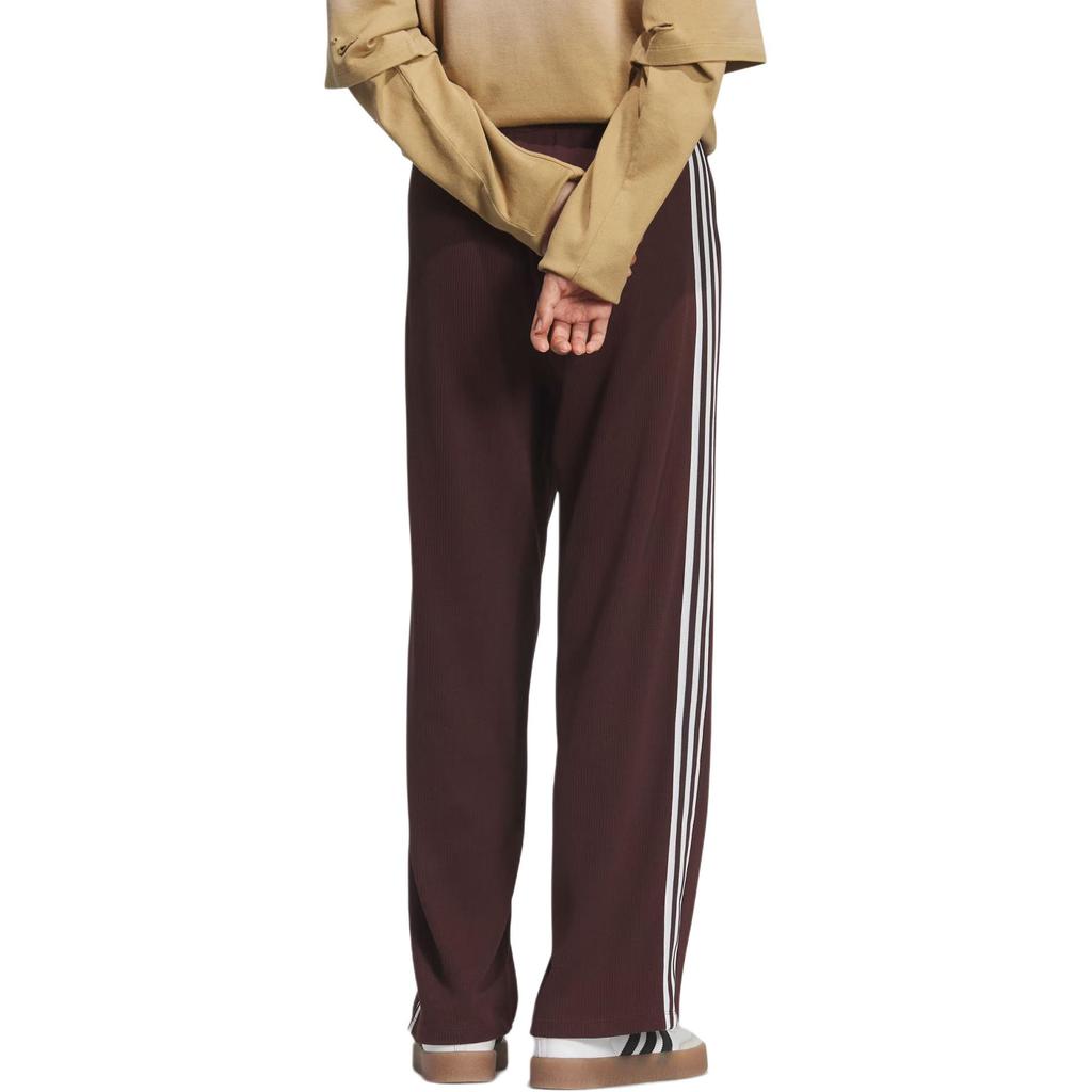 adidas Originals FW25 W Dzianinowe Wygodne Spodnie Sportowe z Dzianiny w Paski o Luźnym Kroju ze Sznurkiem Damskie Spodnie KS5961