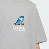 Adidas Originals CITY SKATE SHORT SLEEVE T Shirt Men's Medium Heather Gray JI6312