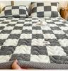 Thick Plush Winter Bed Pad - Solid Color, Warm Milk Velvet Mattress for Dormitory or Bedroom