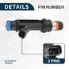 Fuel Injector for GMC Canyon Flow Matched No.12589465 | Fuel Injection Nozzle Black 1 Pcs