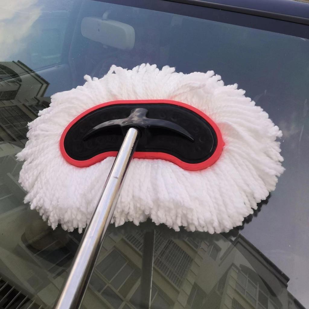 Bright Star Long Handle Car Wash Brush - Soft Bristle Mop for Large Vehicles