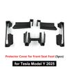 For Tesla Model Y Juniper 2025 Full Protection Accessories Front Seat Rail Guard Sticker Rear Door Sill Protector Anti-kick Pad