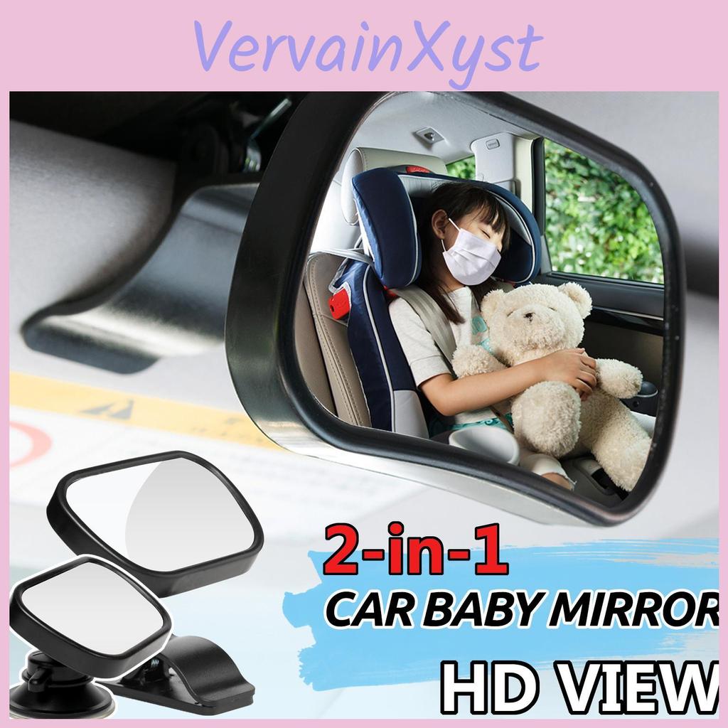 Clip Mirror Suction 9x6cm Safety For Child Baby Infant Car Back Seat Backseat View Mirror Rearview Convex Kids Ward Care Styling