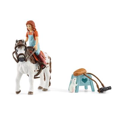 Schleich Horse Club Mia och ponnyn Spotty Figur 42518