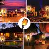96 LED Solar Flame Torch: Outdoor Wall, Lawn, and Courtyard Atmosphere Lamp