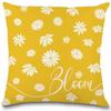 Year Daisy Flower Linen Pillow Case Home Decor Hydrangea Sofa Pillow Cushion