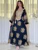 Middle Eastern Embroidered Muslim Women's Dress
